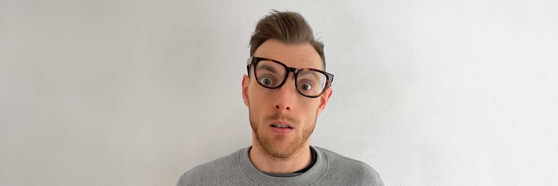 Would your vision become worse if you wear large-sized glasses often?