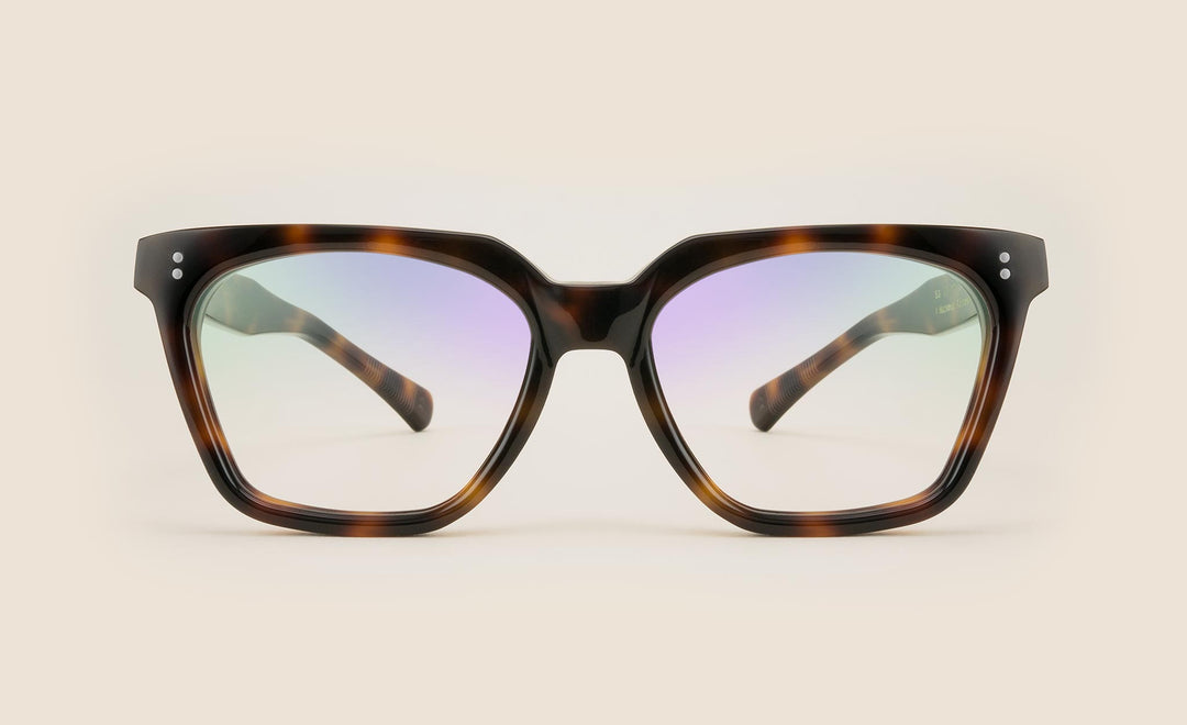 Angular Tortoise Acetate Glasses Frame Banton Frameworks