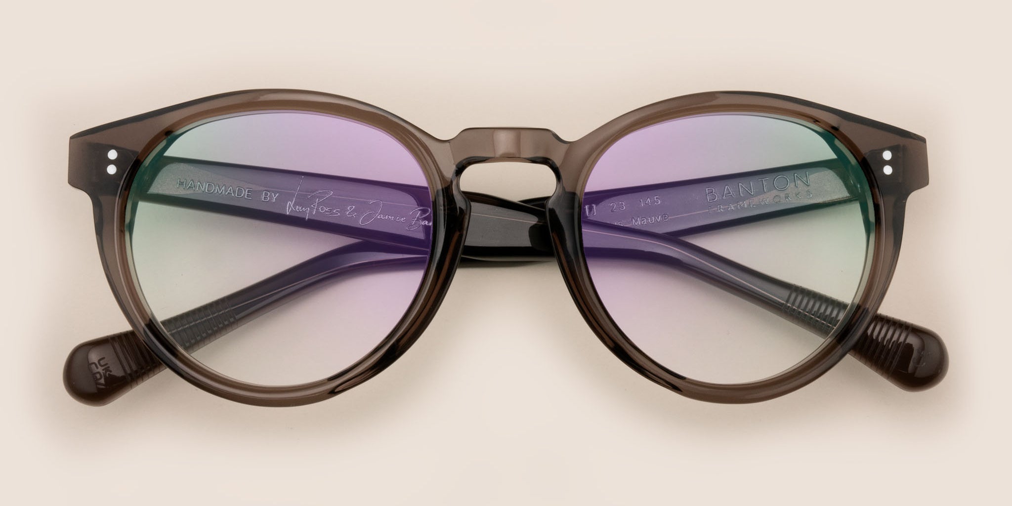 Transparent Mauve Spectacle frames